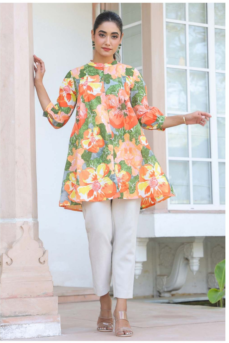 Janasya
Women Floral Tunic