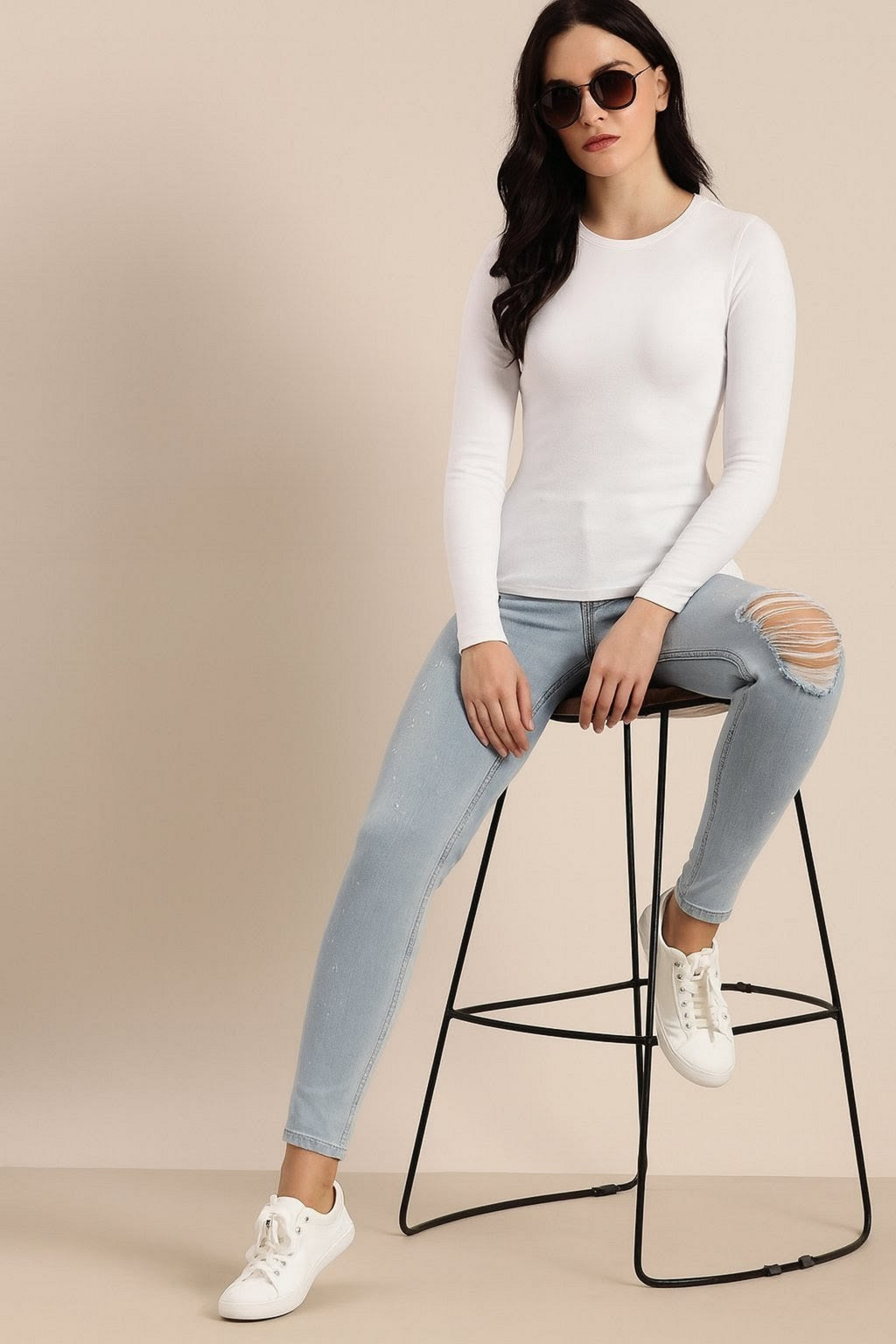 WOMAN FULL SELEEVE PURE COTTON TSHIRT